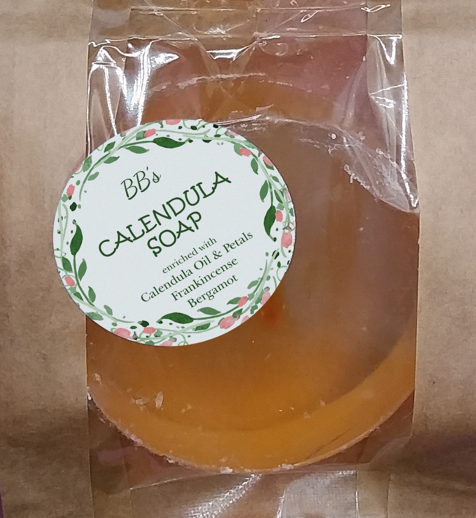 Vegan calendula soap