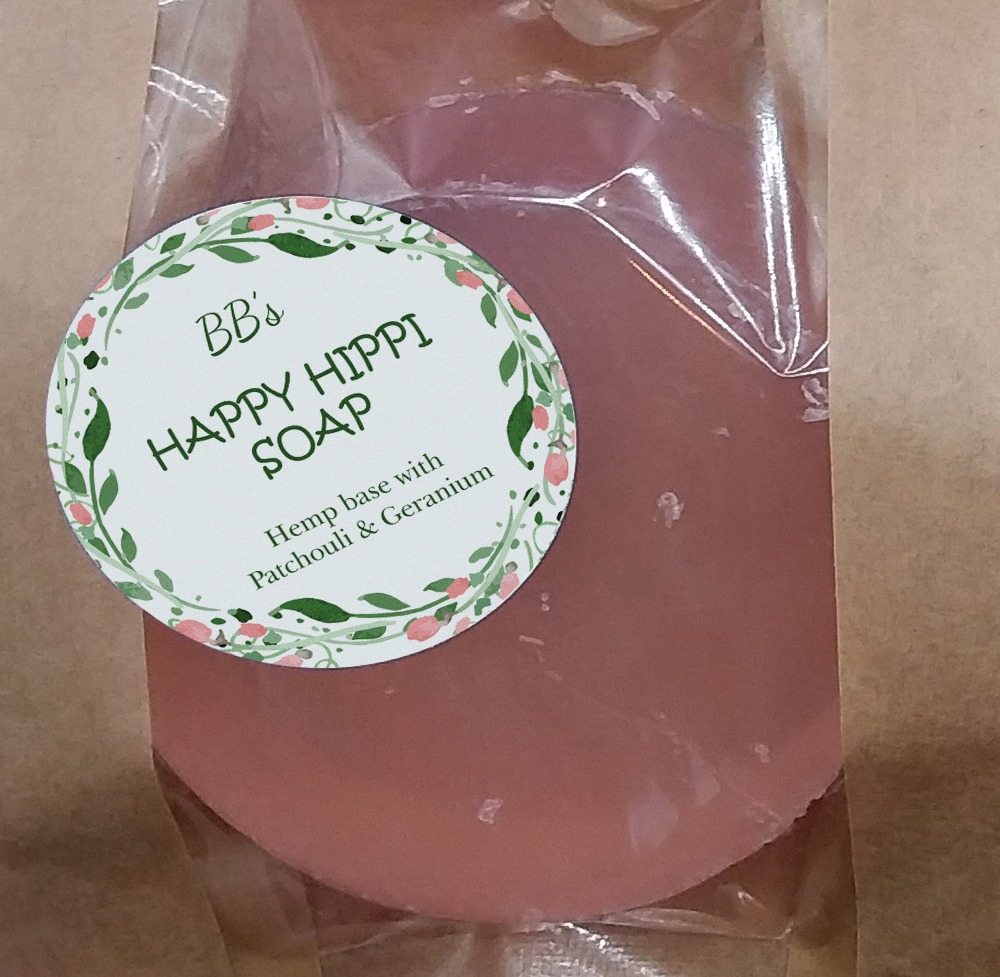 Vegan happy hippi soap